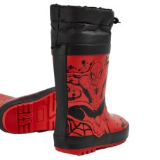 GX569: Marvel Spider-Man Web Cuffed Wellington Boots (Shoe Sizes: 7-2)